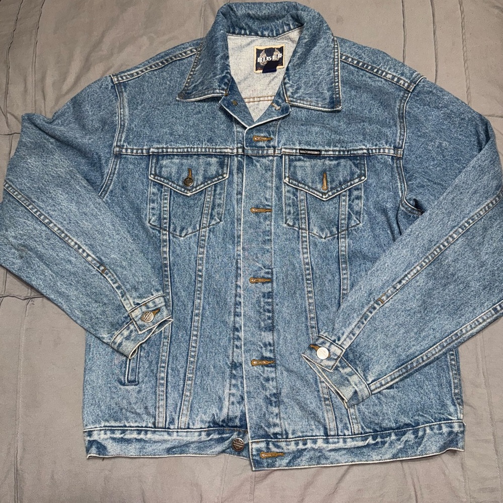GUC | Small | Biker Blues | Denim unisex Jacket | Harley